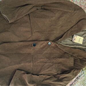 Men's Brown Corduroy Blazer Jacket - Classic Button Front